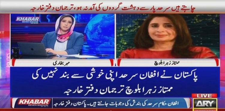 پاکستان افغانستان میں ٹی ٹی پی کے ٹھکانوں کا خاتمہ چاہتا ہے: ترجمان دفتر خارجہ