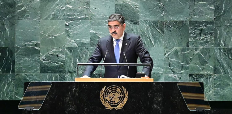 وزیر اعظم کاکڑ کا علاقائی تنازعات اور آب و ہوا سے پیدا ہونے والی آفات کے خاتمے کے لئے عالمی اقدامات پر زور