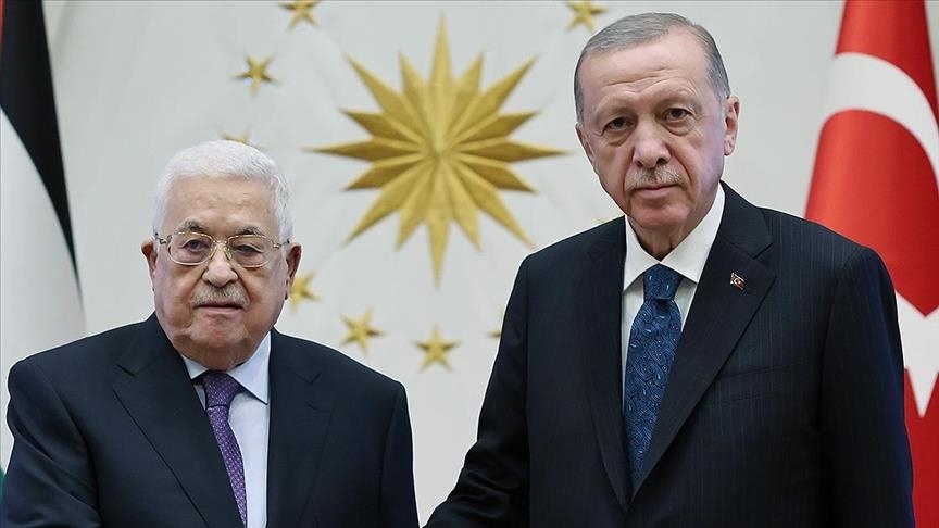 ترکی اور فلسطین کے صدور کا اسرائیل فلسطین تنازعہ پر تبادلہ خیال