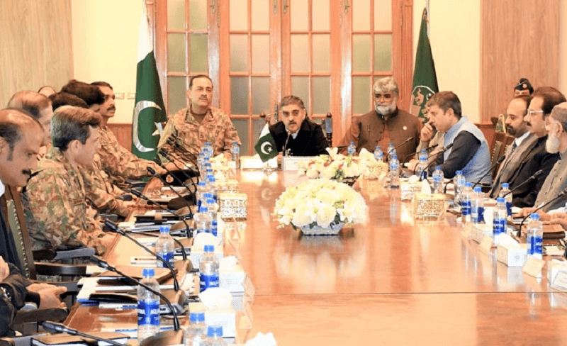 آرمی چیف منیر اور وزیراعظم کو کوئٹہ میں سیکیورٹی امور پر بریفنگ
