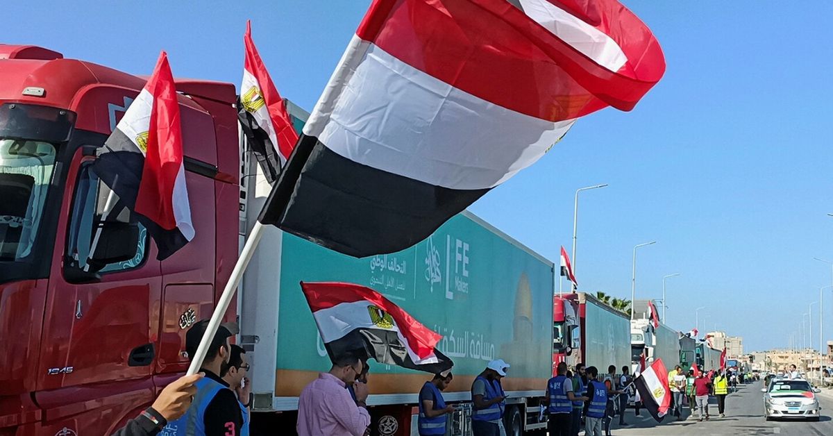 غزہ جانے والی مصر کی سرحد دوبارہ کھولنے کا اعلان