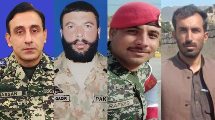 کے پی میں انسداد دہشت گردی کی کارروائی میں فوجی افسر سمیت چار جوان شہید