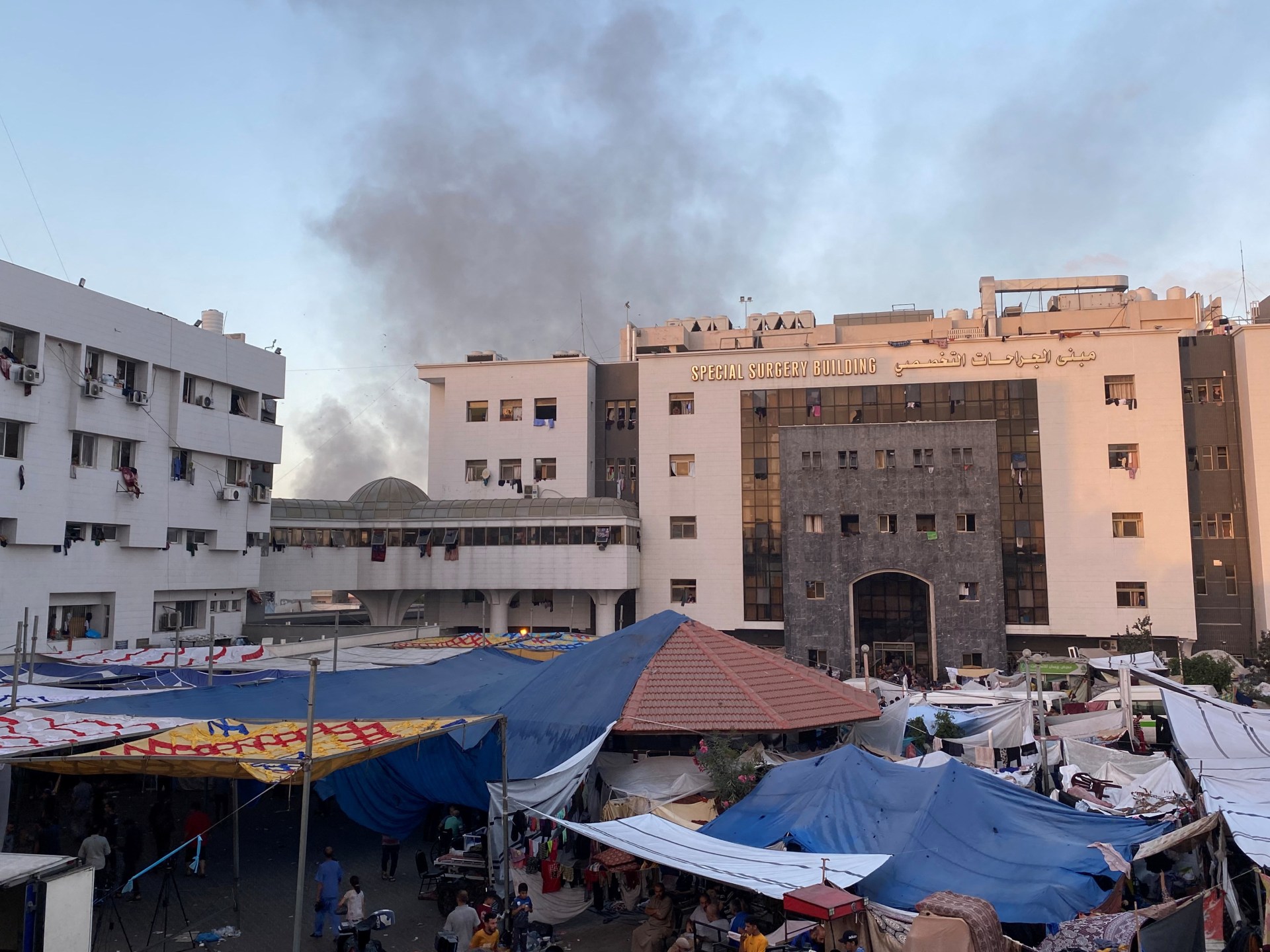 حماس نے غزہ کے ہسپتال پر اسرائیلی حملے کا الزام امریکہ پر عائد کر دیا