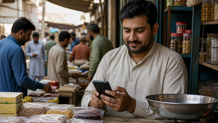 چھوٹے تاجروں کے ٹیکس ریٹرن کے لیے فکسڈ ٹیکس آسان اسکیم کی ایپ لانچ — نمائشی تصویر