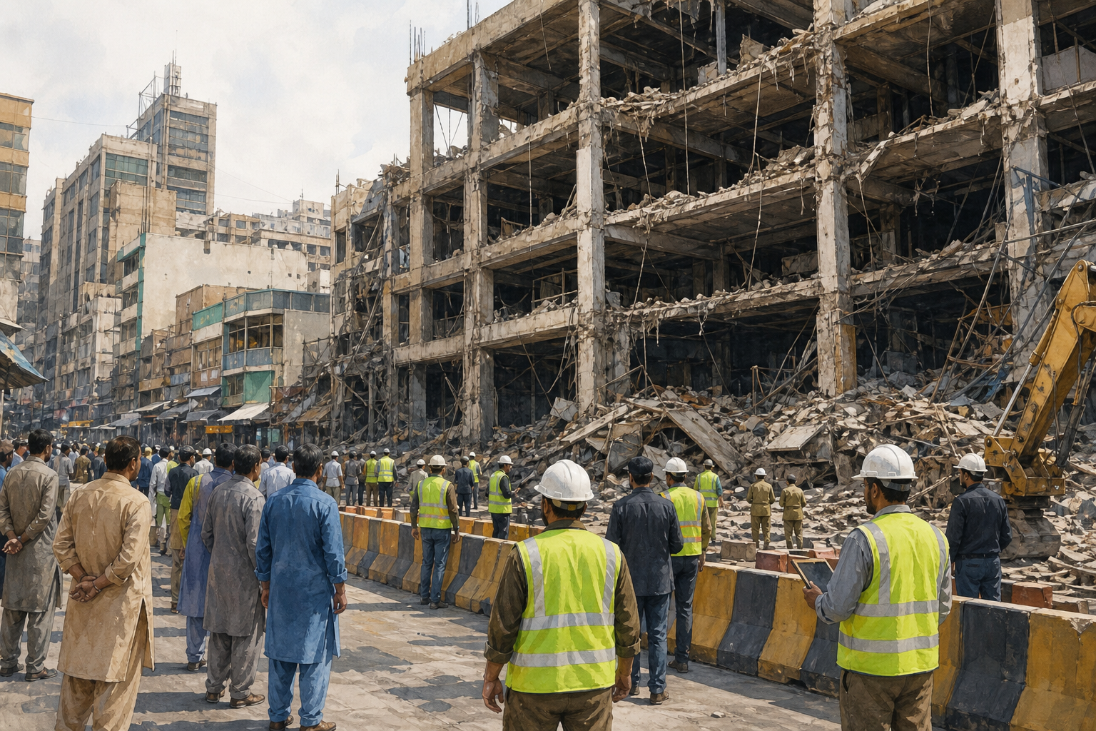 گل پلازہ آتشزدگی کیس: سندھ حکومت نے سول ڈیفنس کے دو افسران برطرف کر دیے — نمائشی تصویر