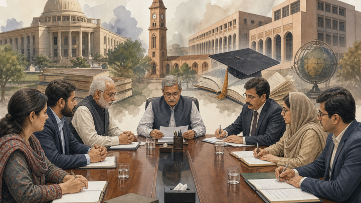 سندھ کی آٹھ سرکاری جامعات کے وائس چانسلرز کی مدت ختم ہونے کے قریب، توسیع کی کوششیں شروع — نمائشی تصویر