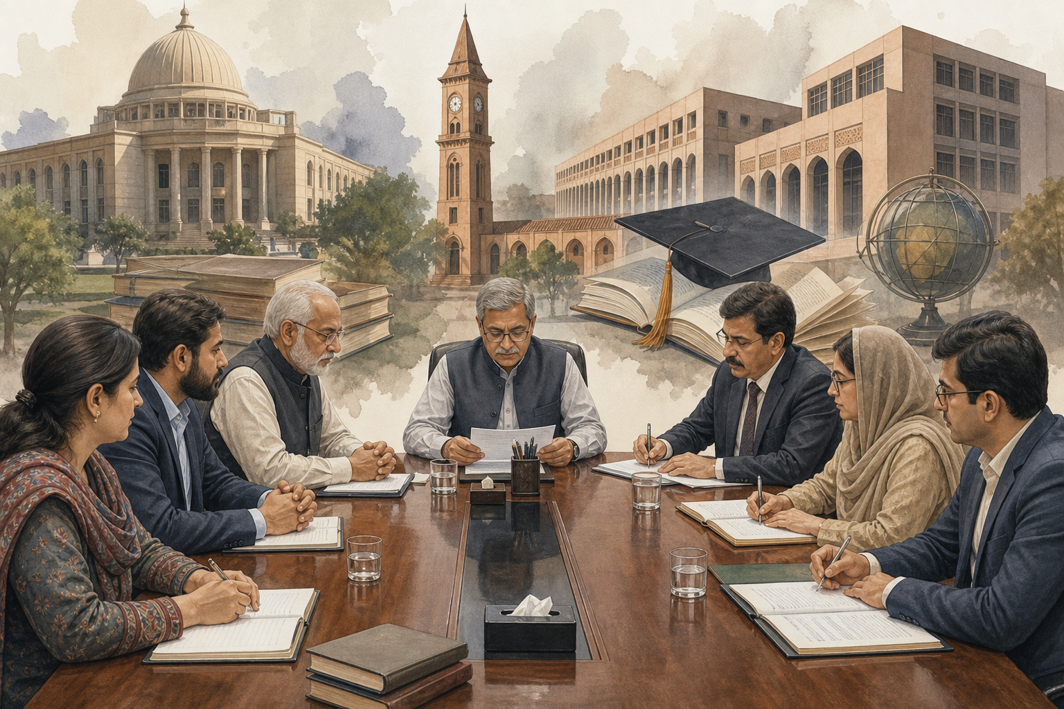 سندھ کی آٹھ سرکاری جامعات کے وائس چانسلرز کی مدت ختم ہونے کے قریب، توسیع کی کوششیں شروع — نمائشی تصویر