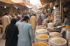 کراچی میں آٹے کی قیمت 180 روپے کلو تک پہنچنے کا دعویٰ، گندم بحران پر سیاسی سوالات — نمائشی تصویر