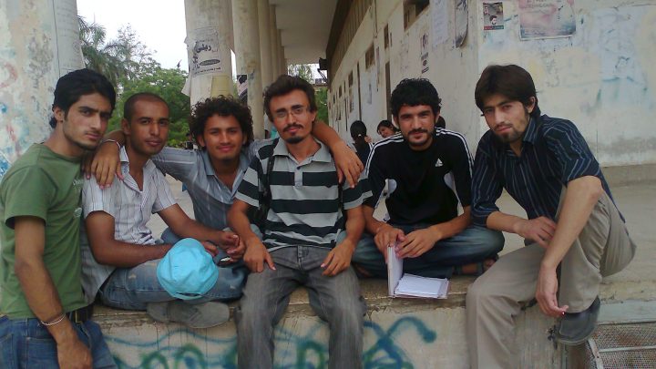 Group of Tajik Students in Karachi University