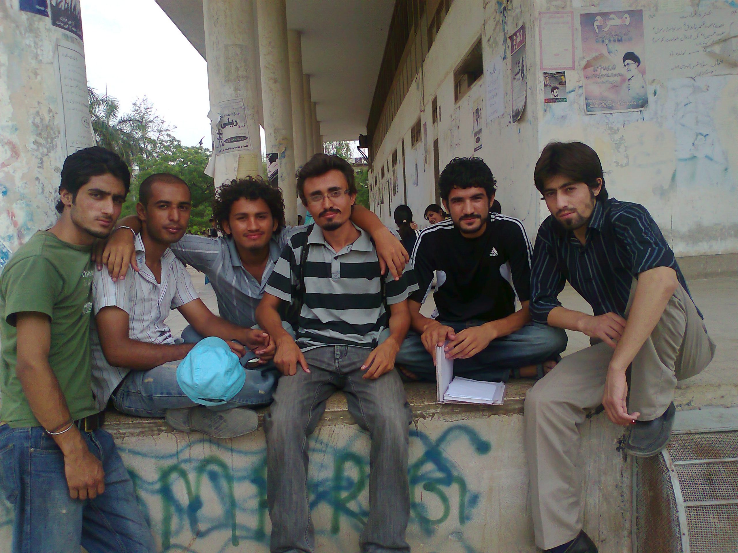 Group of Tajik Students in Karachi University